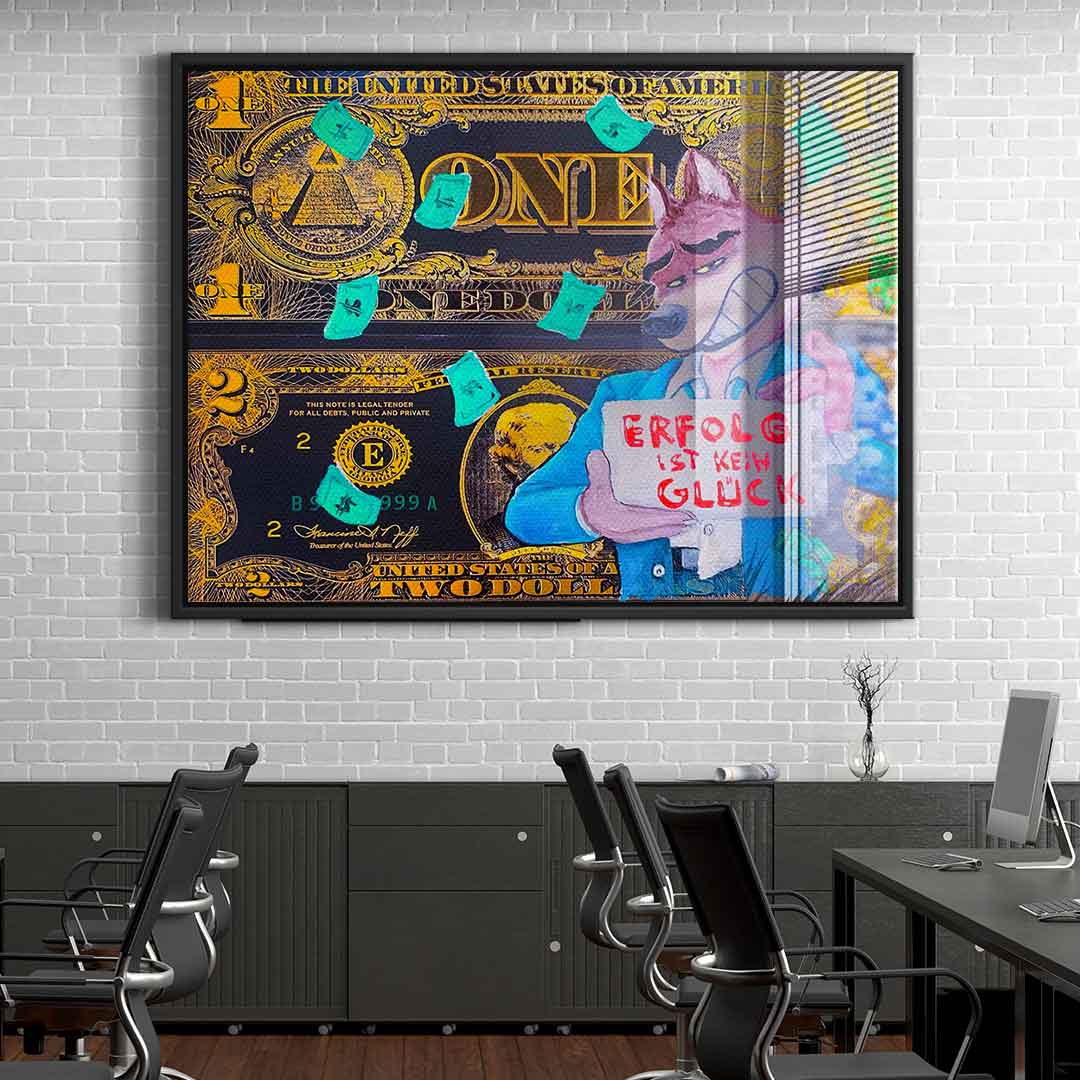 Erfolg ist kein Glück - Acrylglas