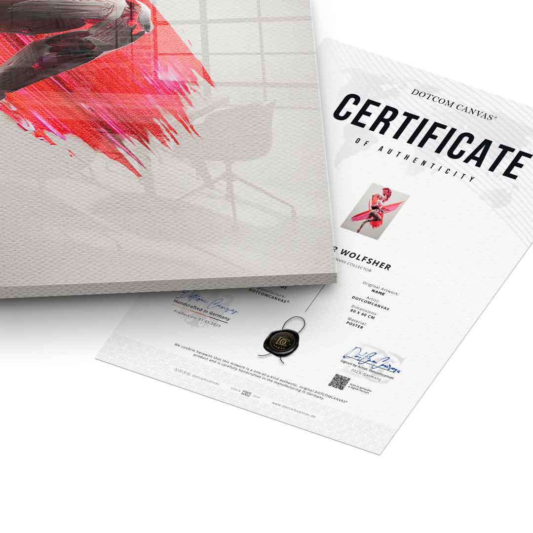 Eruption of Elegance - Acrylglas