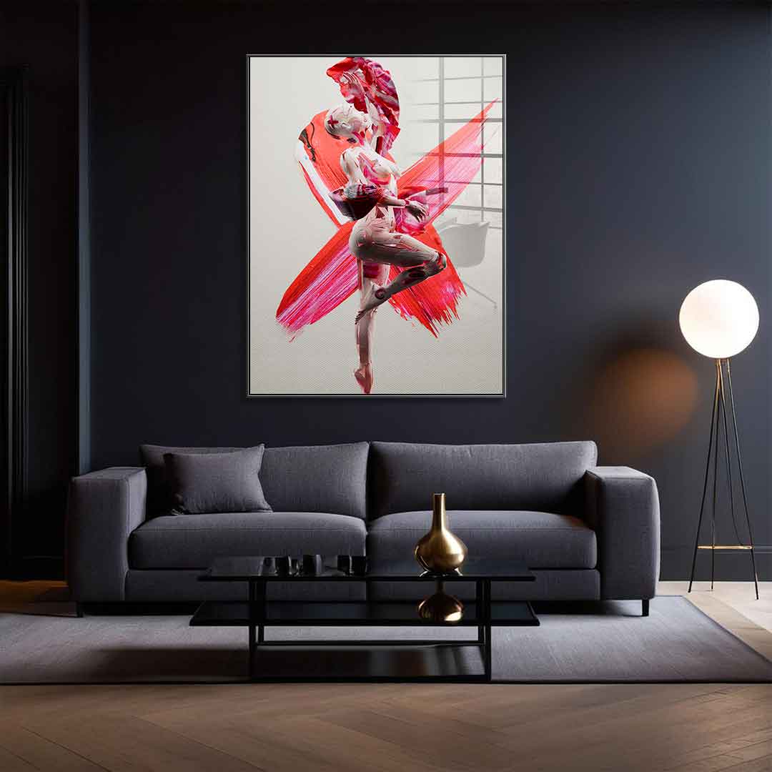 Eruption of Elegance - Acrylglas