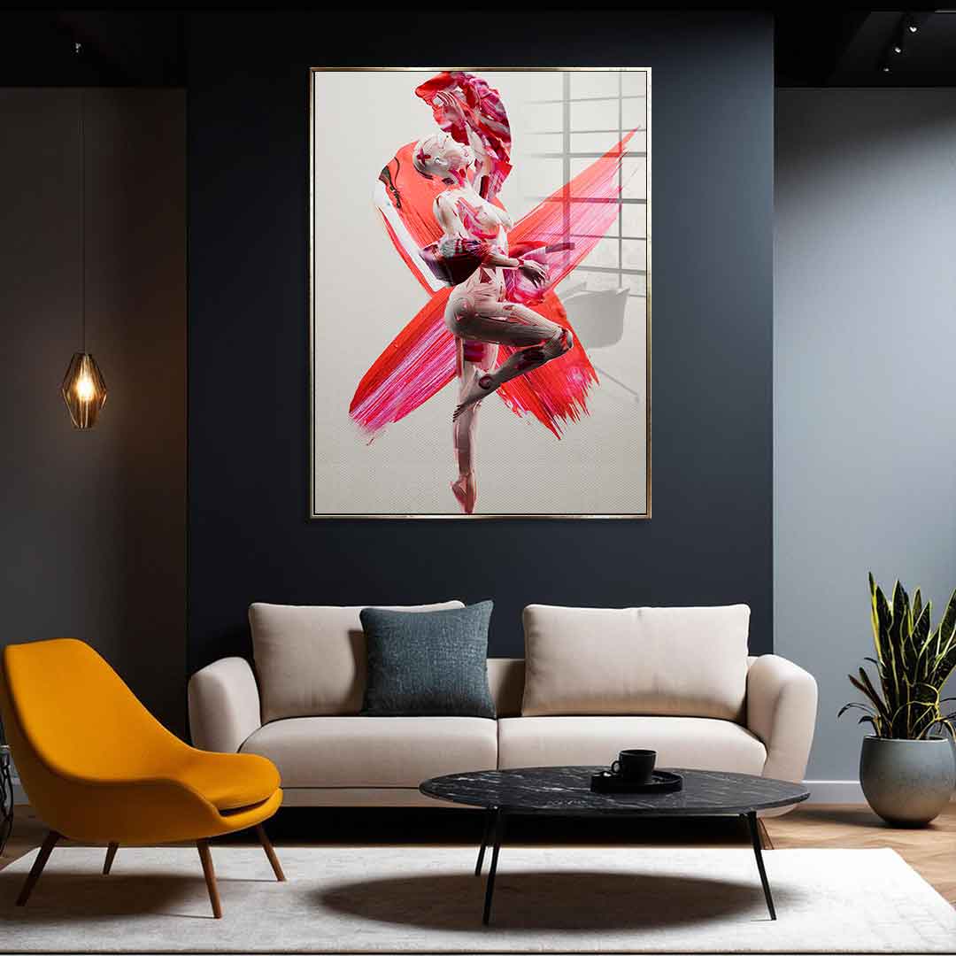 Eruption of Elegance - Acrylglas