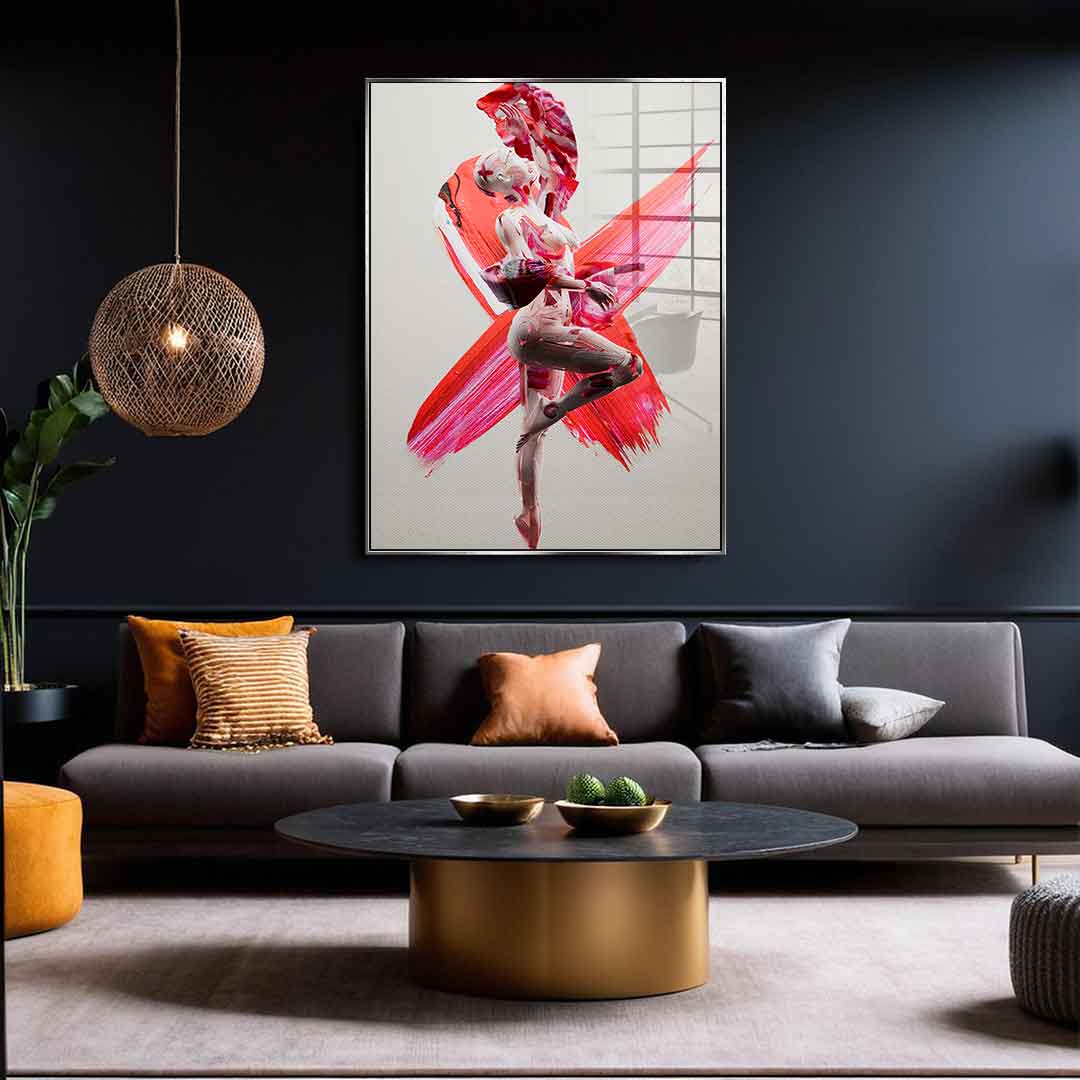 Eruption of Elegance - Acrylglas