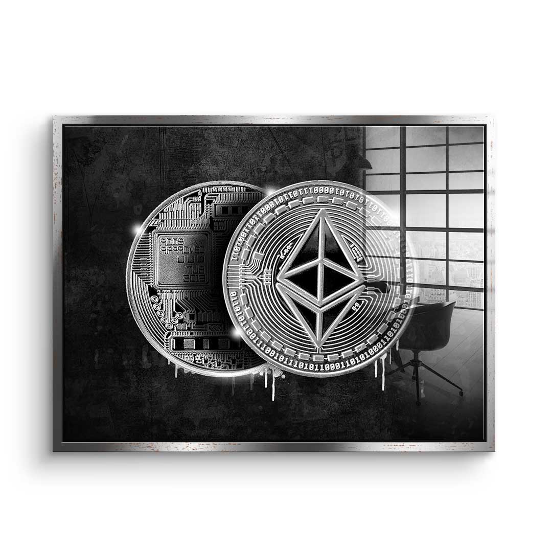 Ethereum Coin - Acrylglas