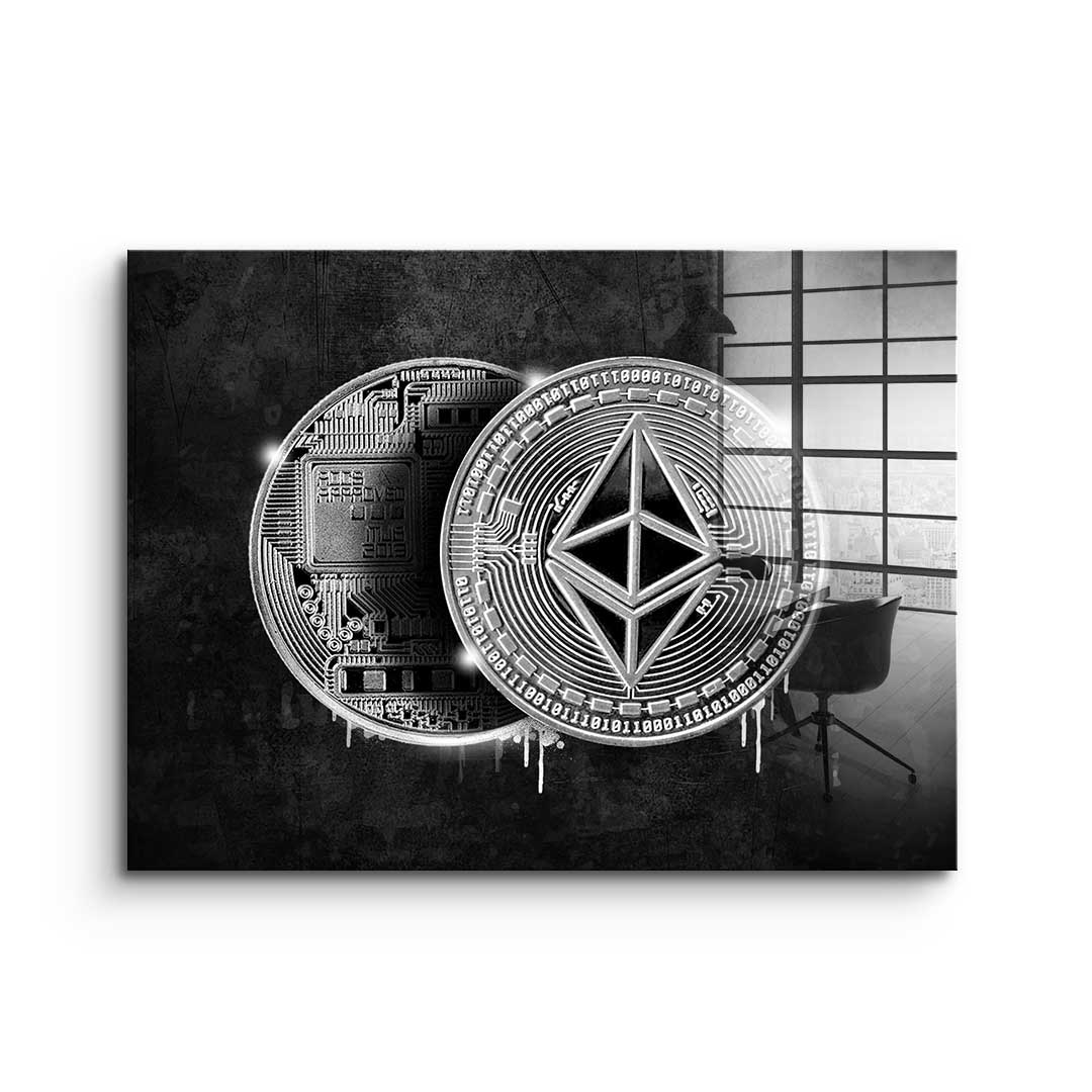 Ethereum Coin - Acrylglas