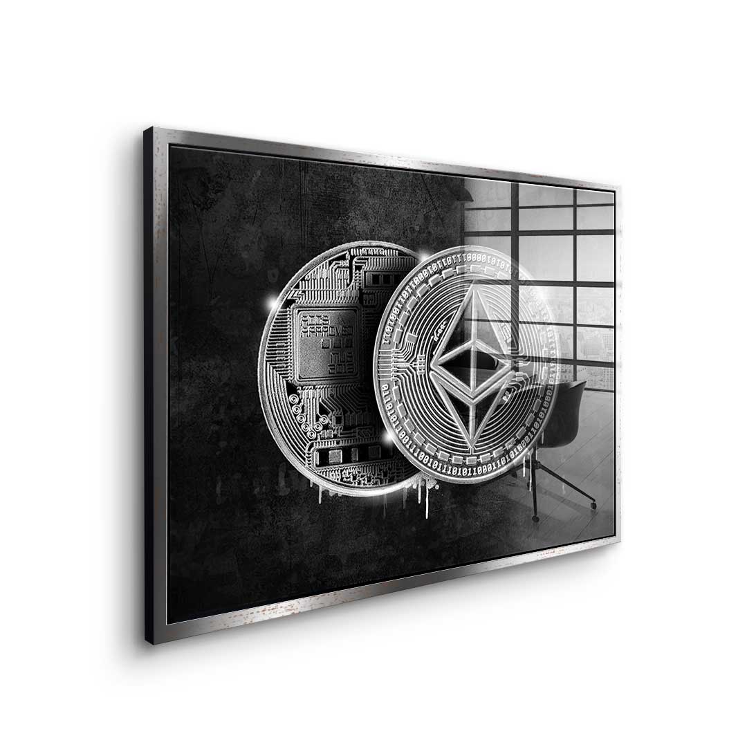 Ethereum Coin - Acrylglas