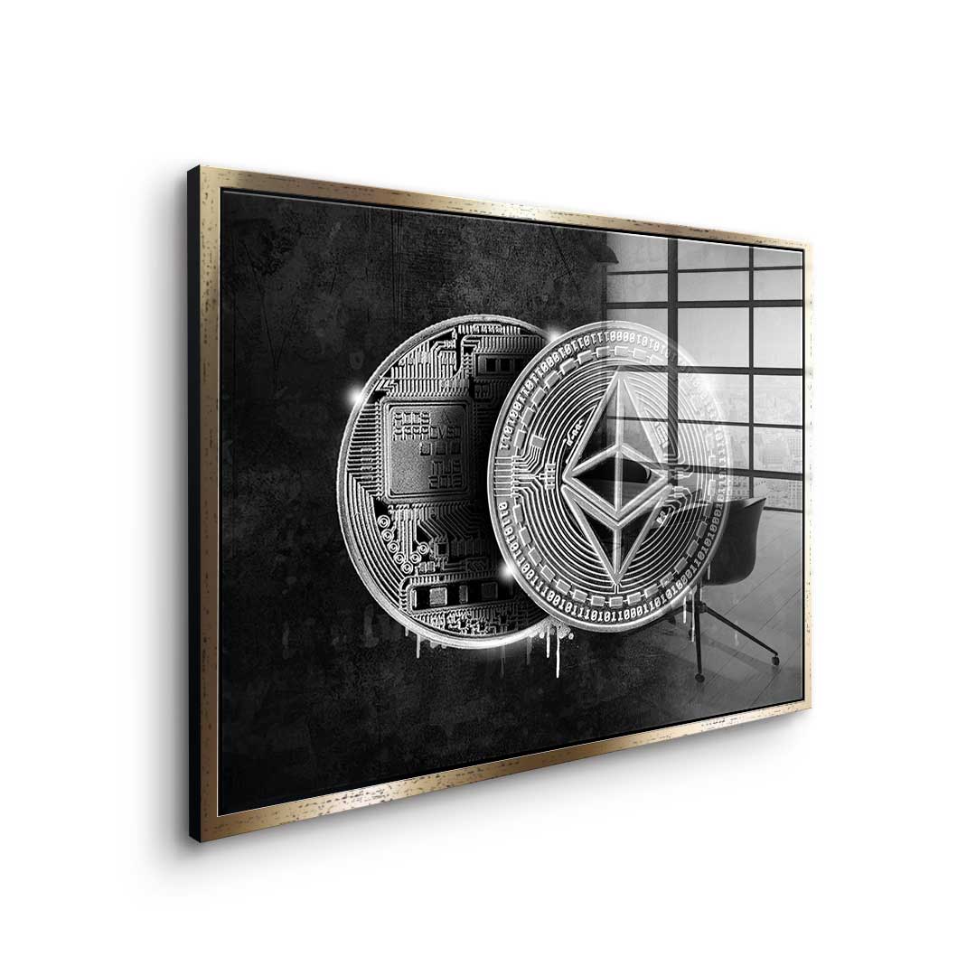 Ethereum Coin - Acrylglas