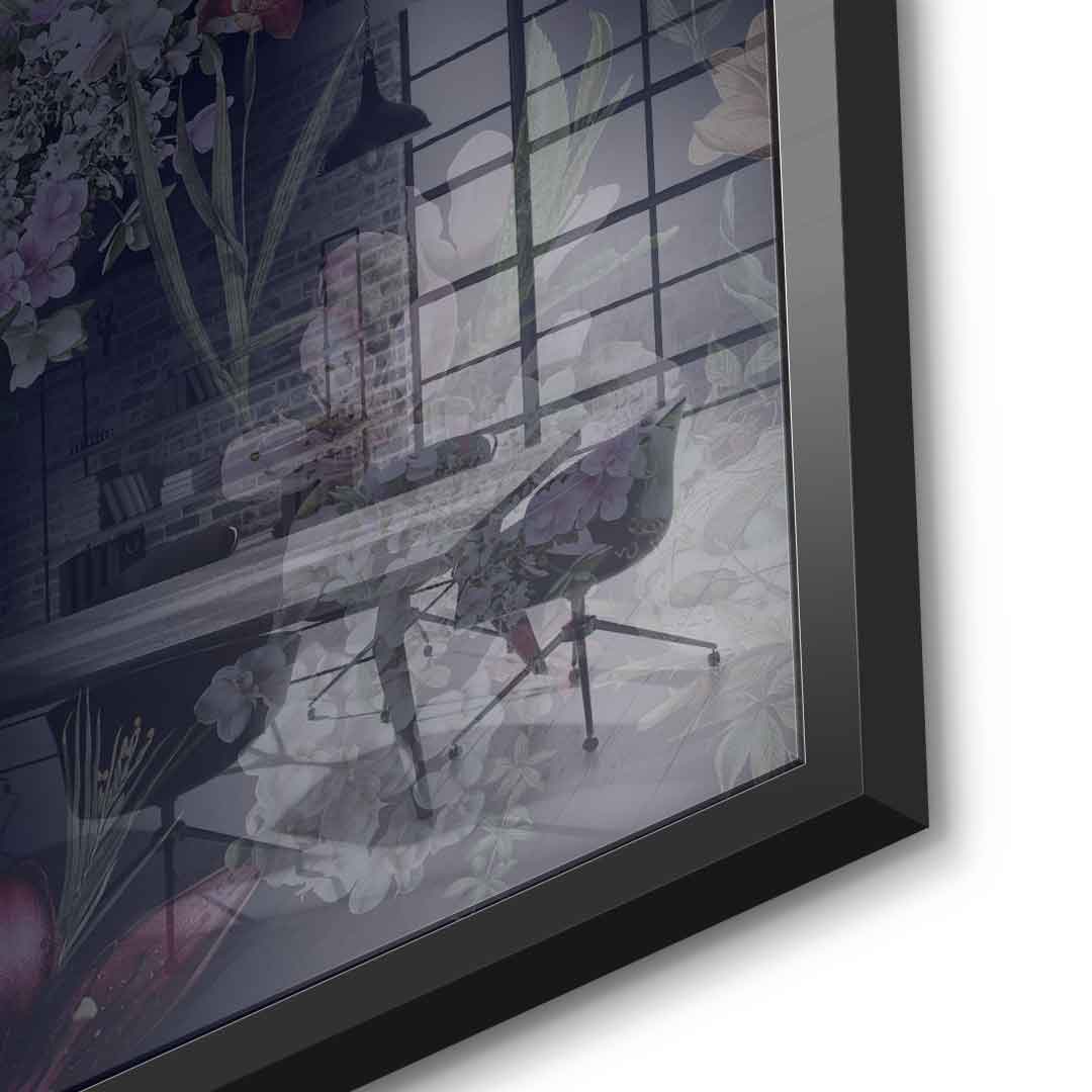 Flowers Skull - Akryl