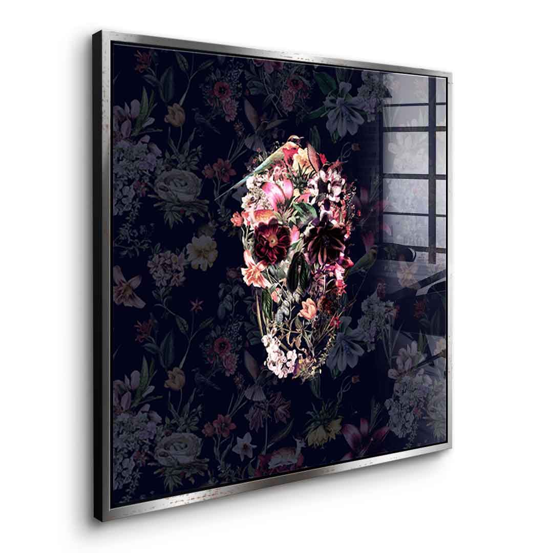 Flowers Skull - Akryl