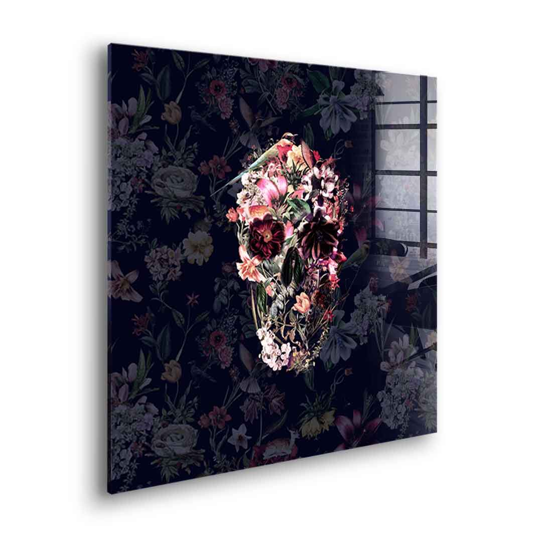 Flowers Skull - Akryl