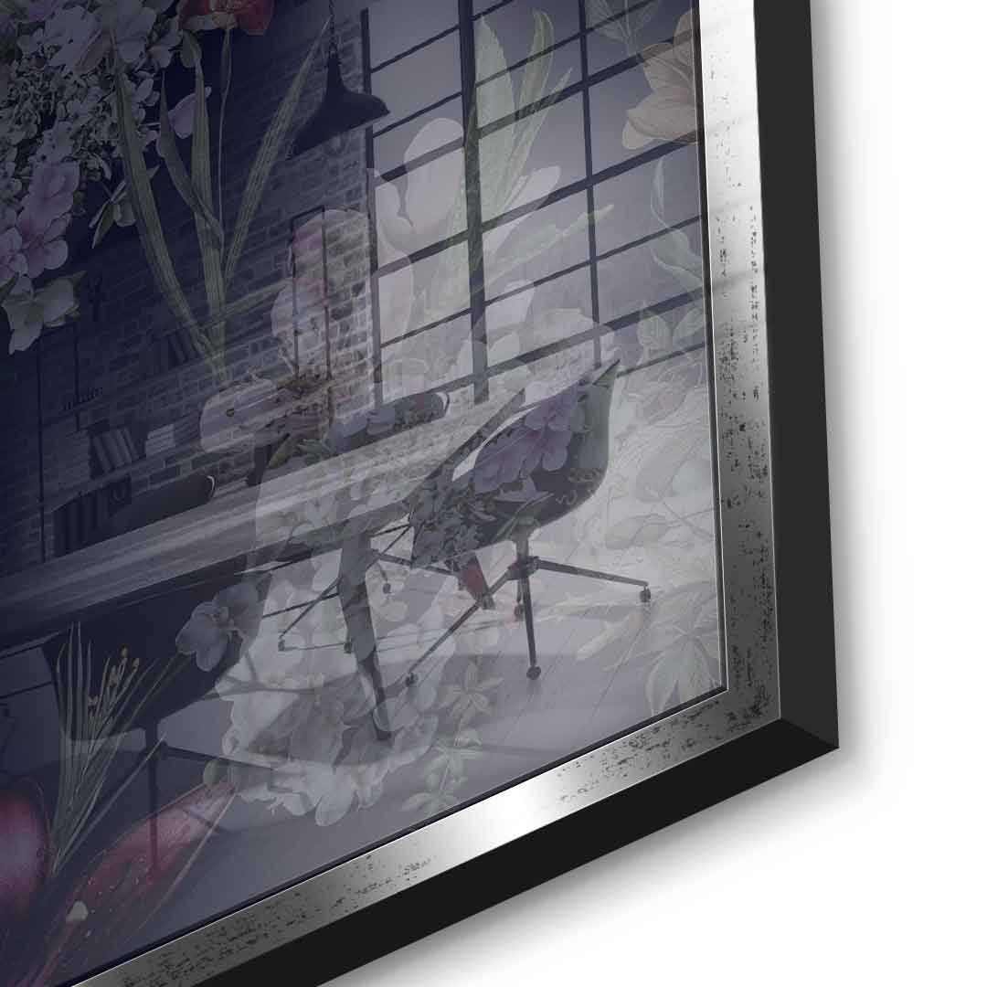 Flowers Skull - Akryl
