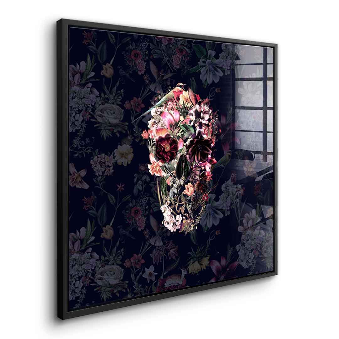 Flowers Skull - Akryl