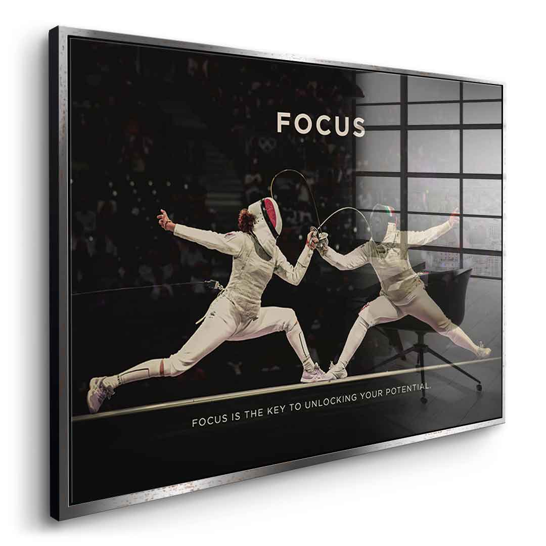 Focus #Fencing - Acrylic glass
