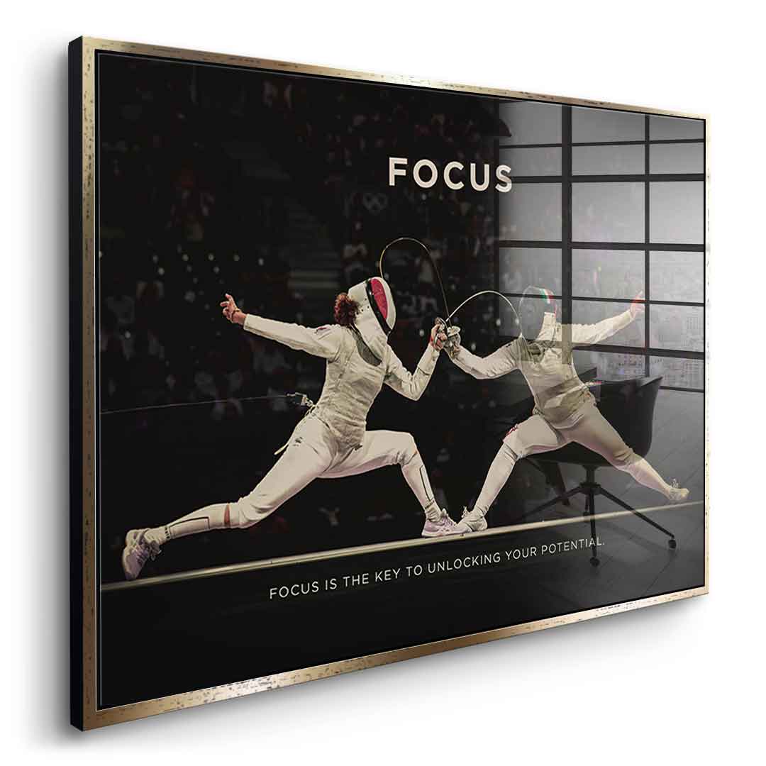 Focus #Fencing - Acrylic glass