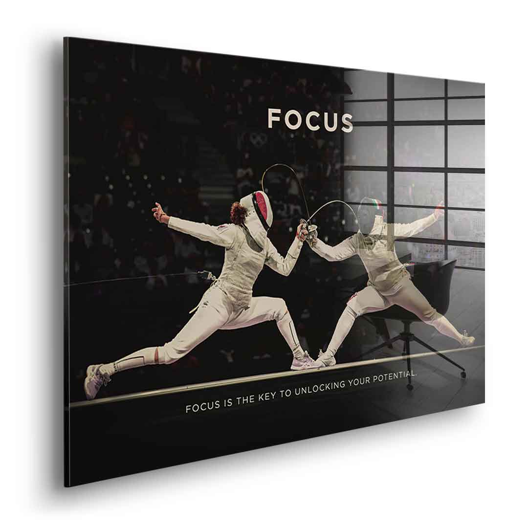 Focus #Fencing - Acrylic glass