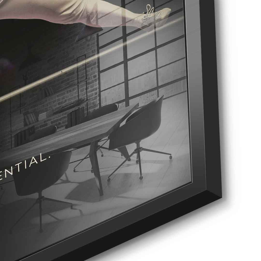 Focus #Fencing - Square Edition - Acrylic Glass