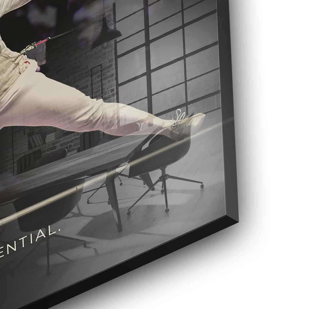 Focus #Fencing - Acrylic glass