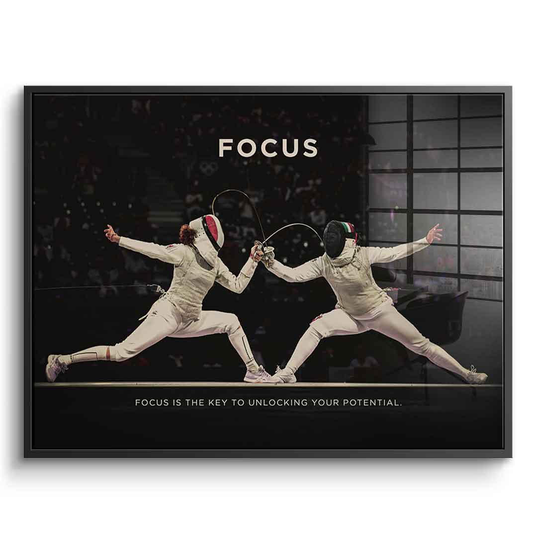 Focus #Fencing - Acrylic glass