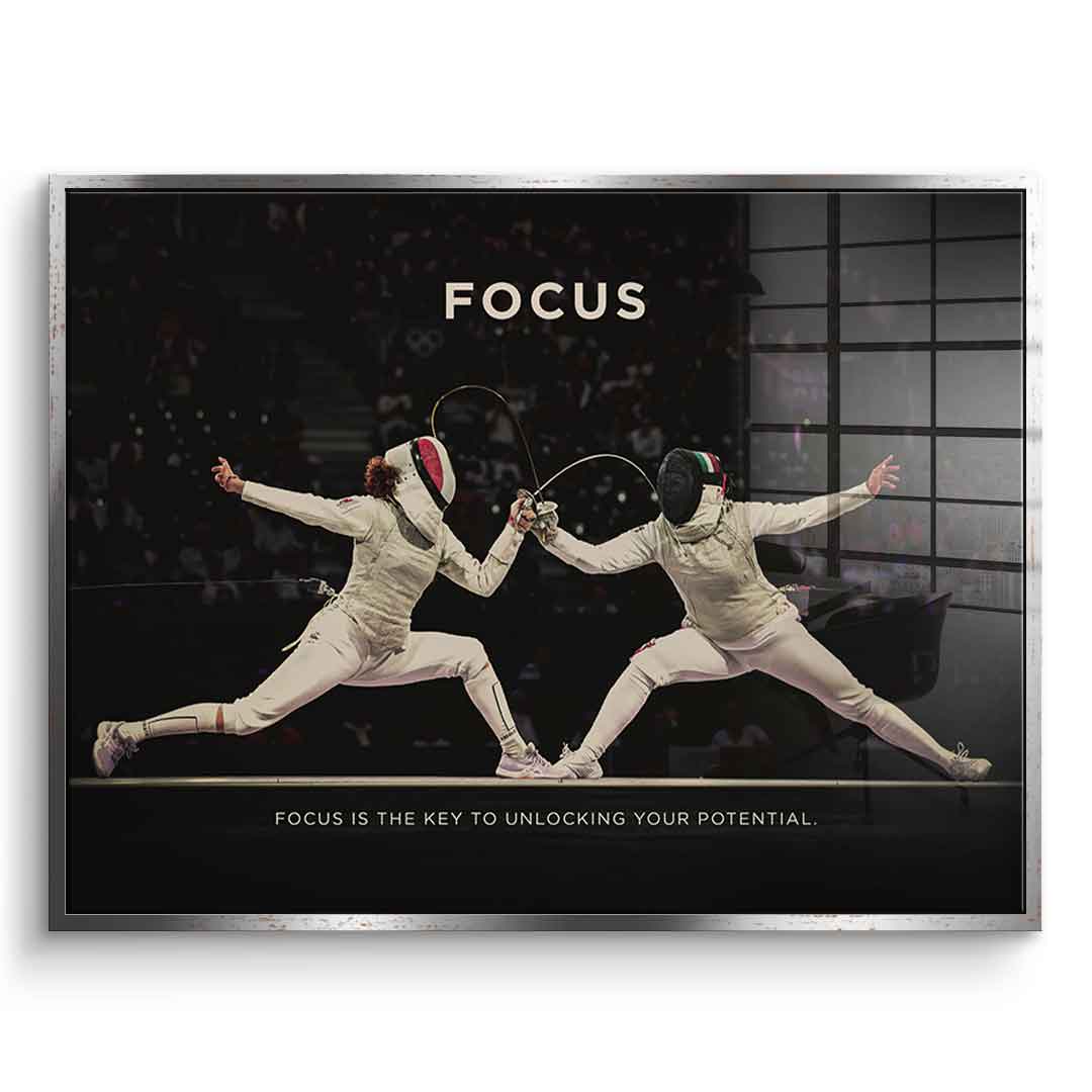 Focus #Fencing - Acrylic glass