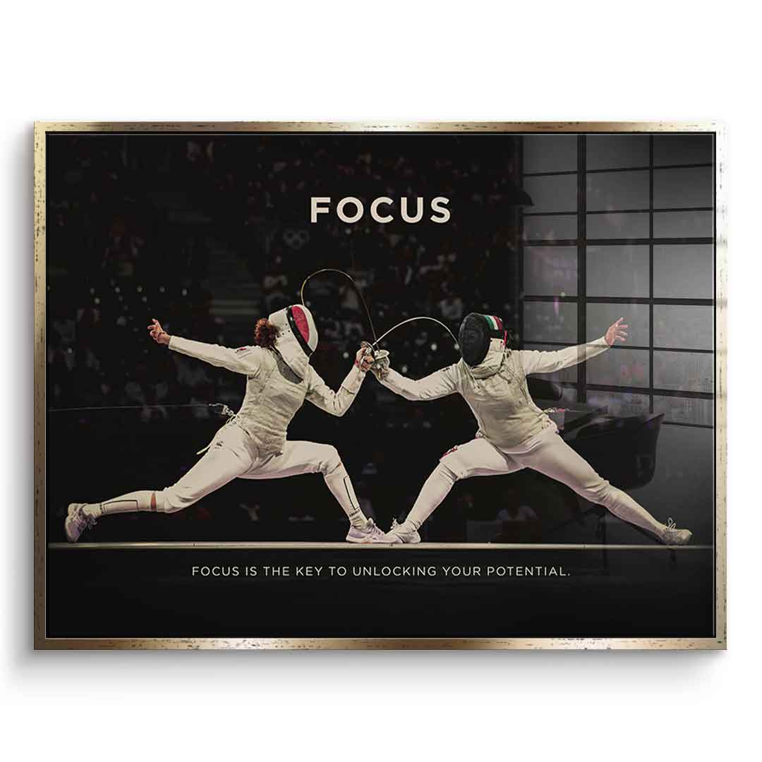 Focus #Fencing - Acrylic glass