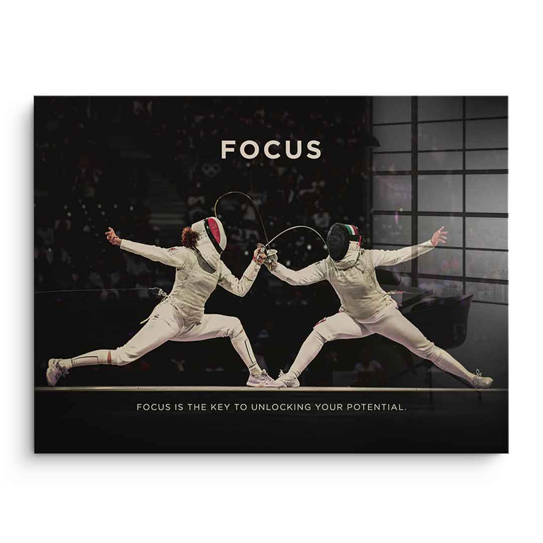 Focus #Szermierka - Szkło akrylowe