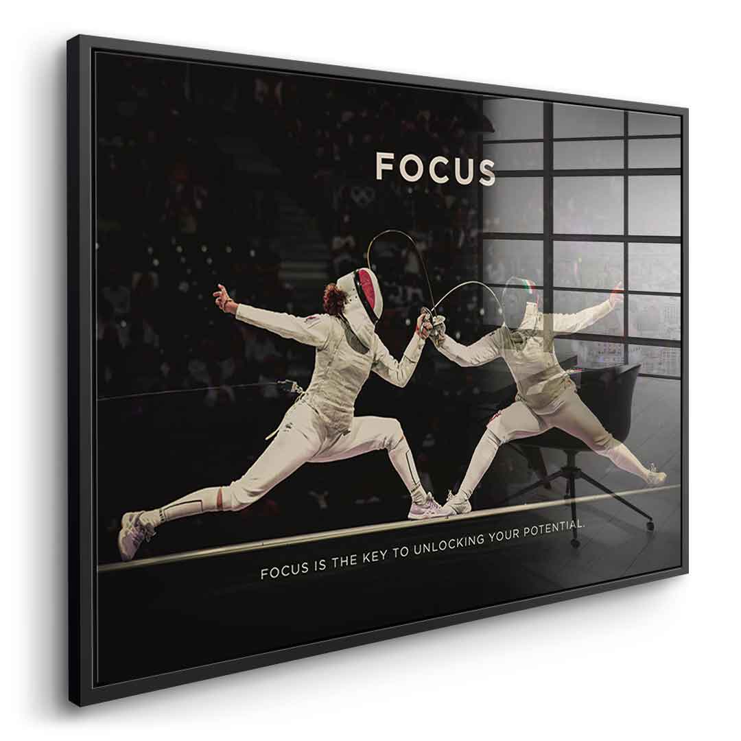 Focus #Fencing - Acrylic glass