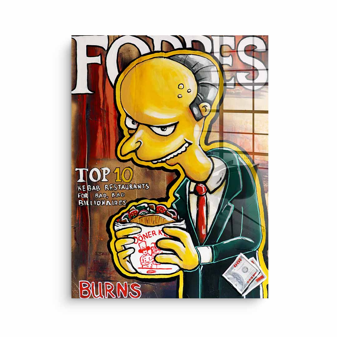 Kebab Burns - Acrylglas