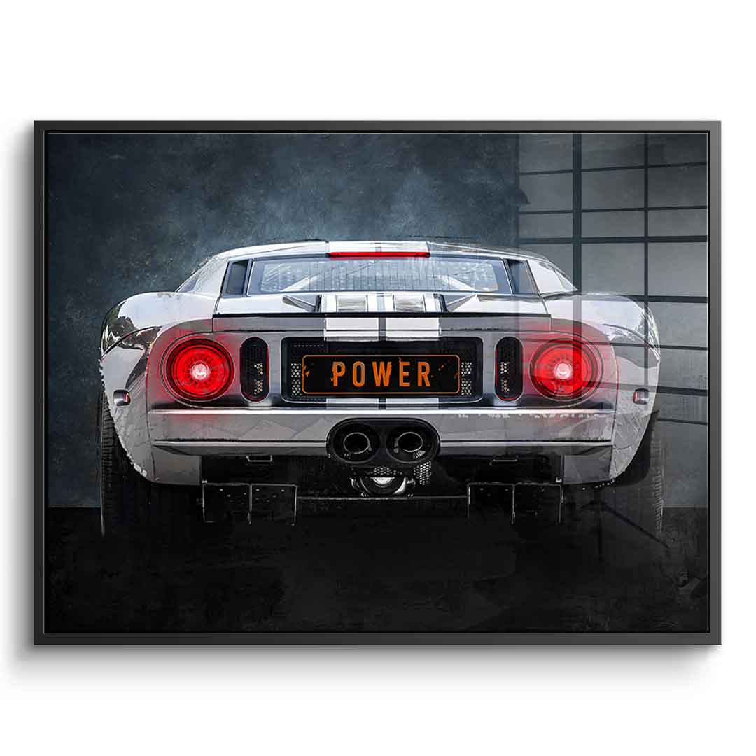 Ford GT Backside - Acrylic Glass