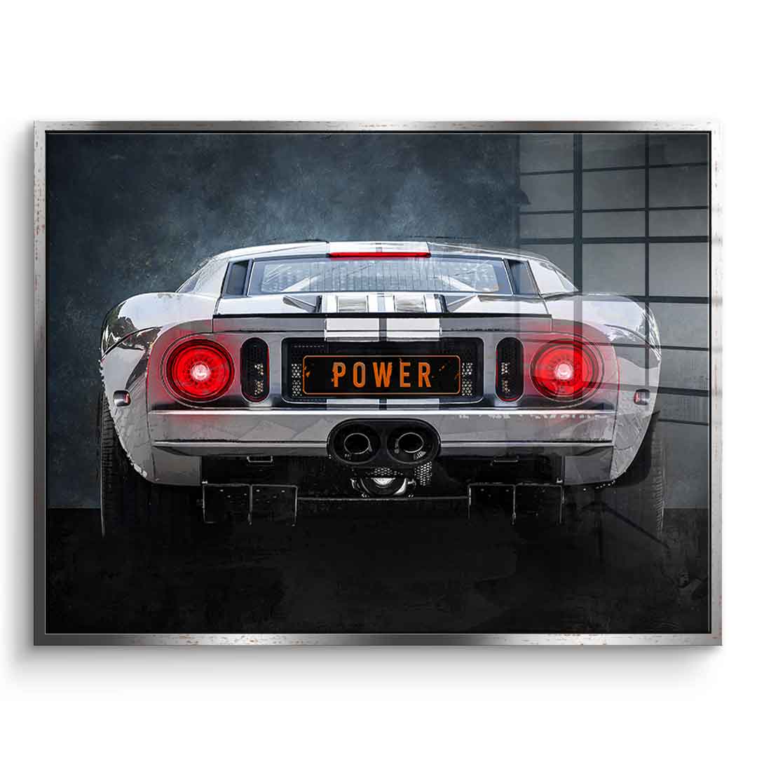 Ford GT Backside - Acrylic Glass