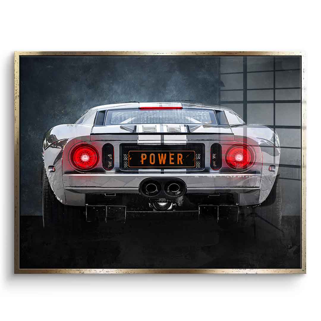 Ford GT Backside - Acrylic Glass