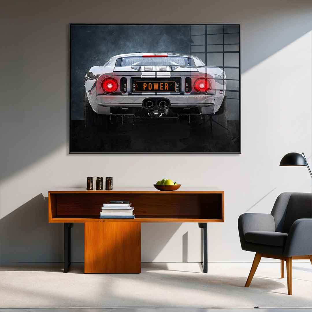 Ford GT Backside - Acrylic Glass