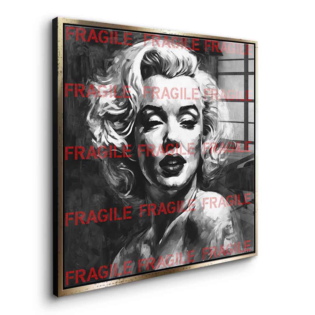 Fragile Monroe - Acrylglas
