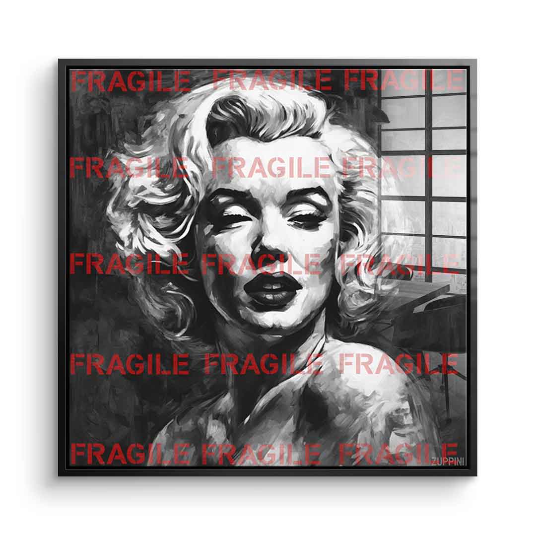 Fragile Monroe - Acrylglas