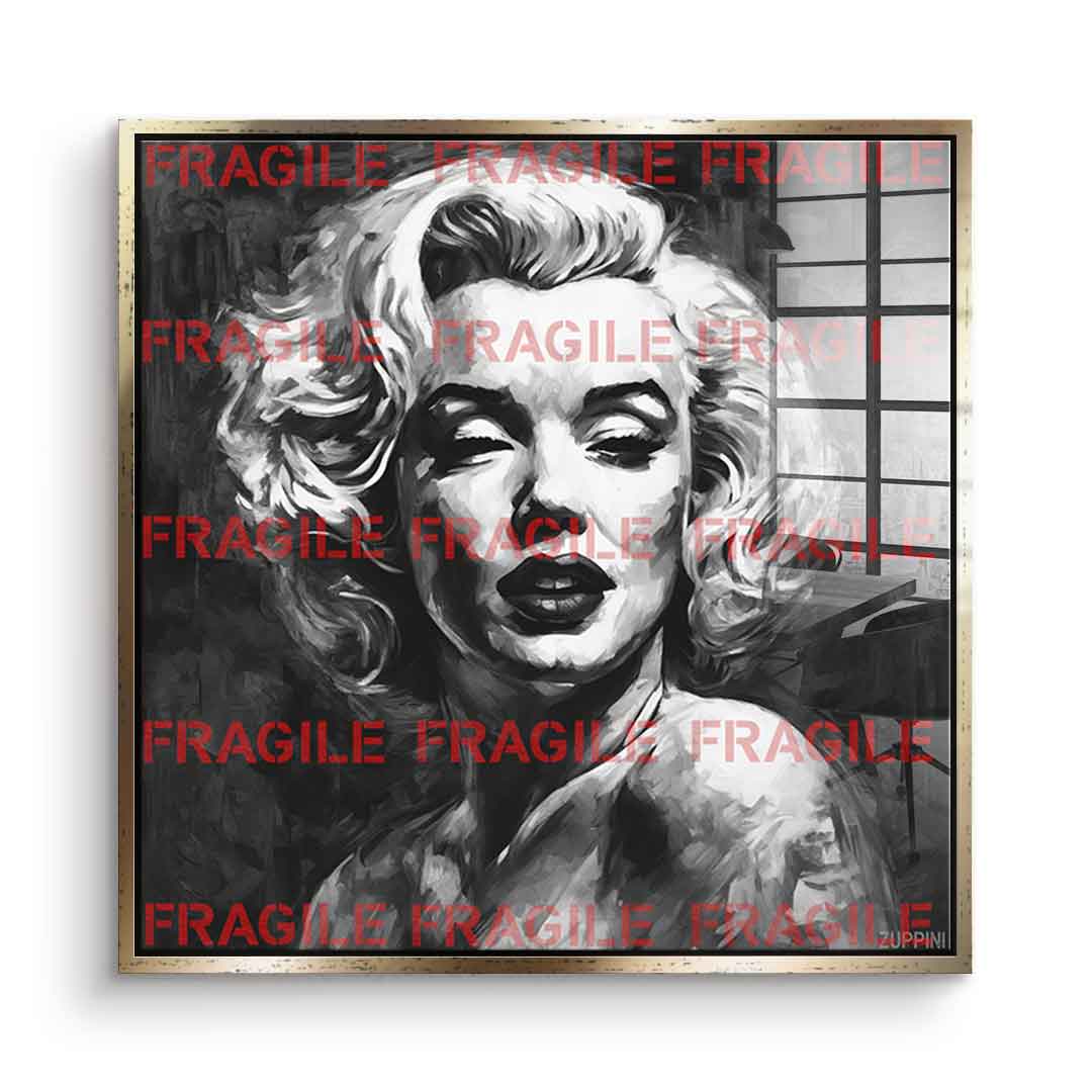 Fragile Monroe - Acrylglas