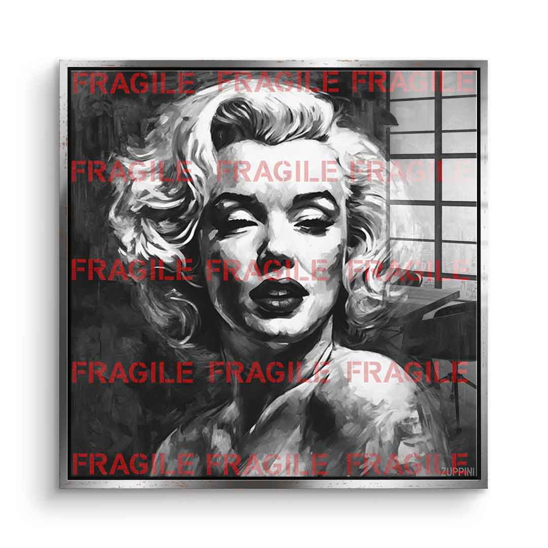 Fragile Monroe - Acrylglas