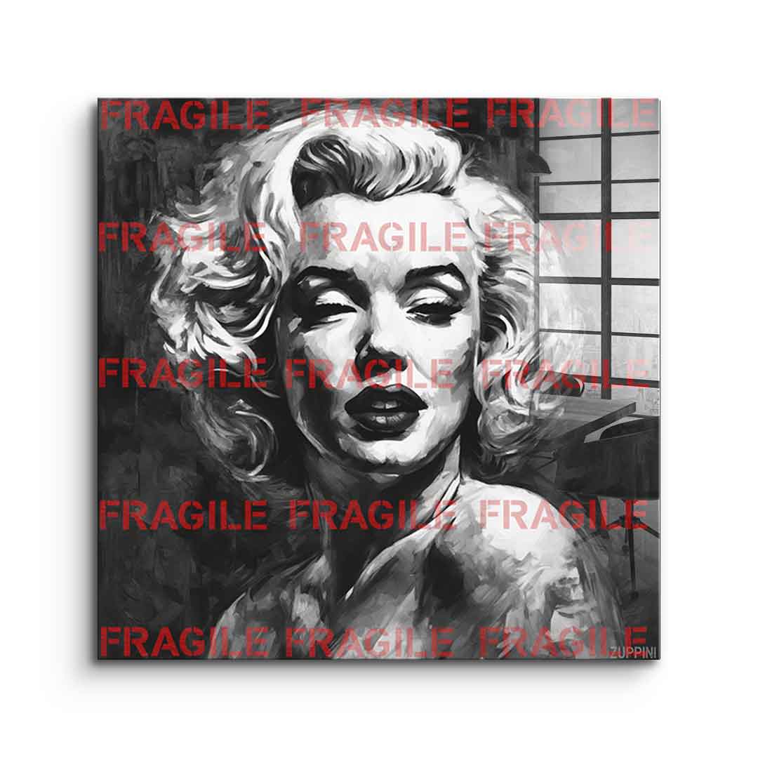 Fragile Monroe - Acrylglas