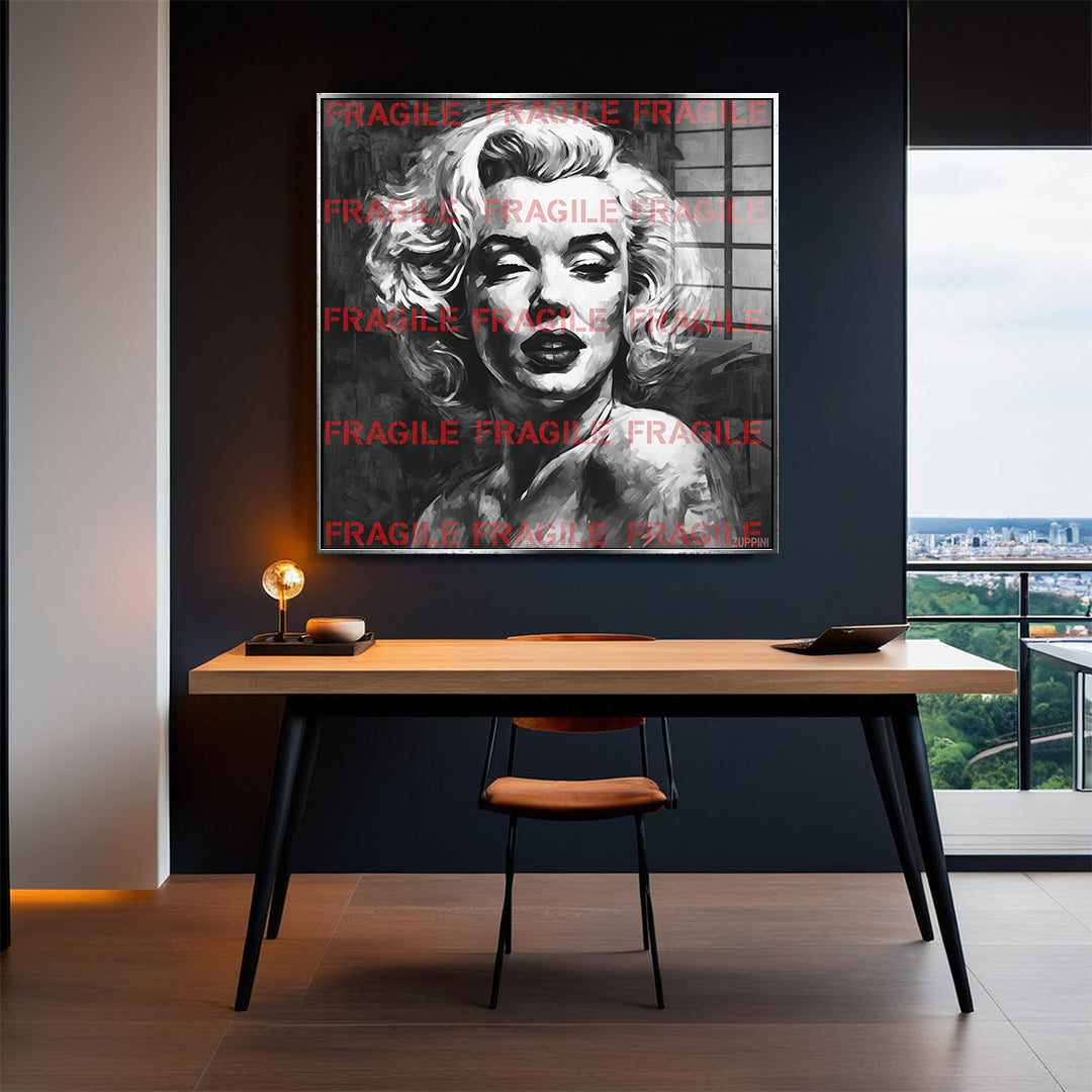 Fragile Monroe - Acrylglas