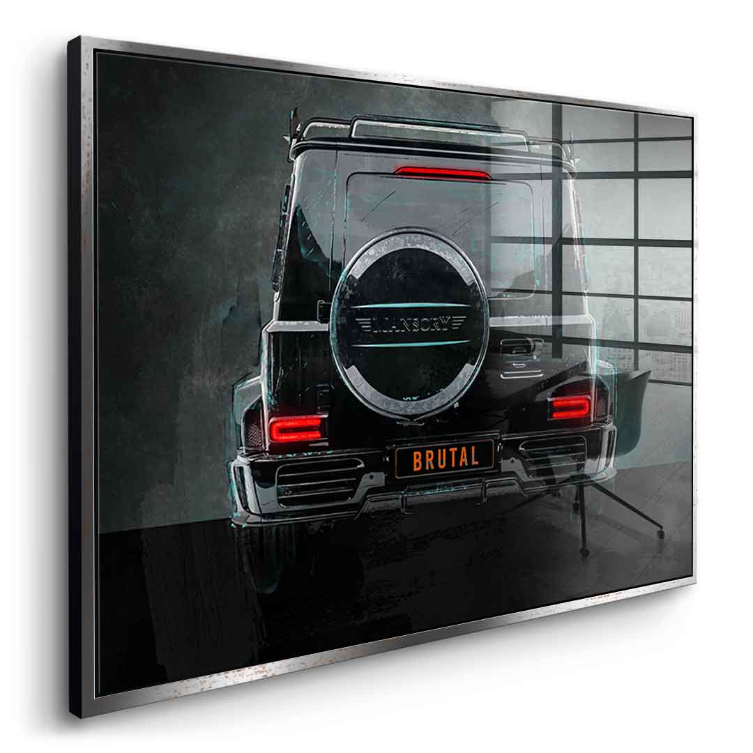 G-Wagon Backside - Acrylglas