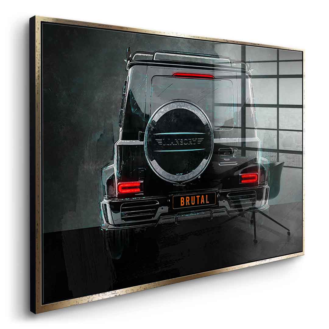 G-Wagon Backside - Acrylglas