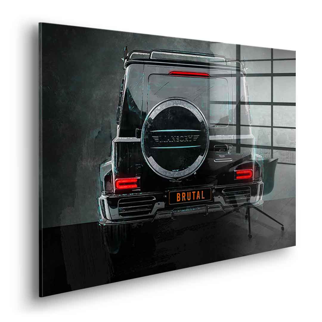 G-Wagon Backside - Acrylglas