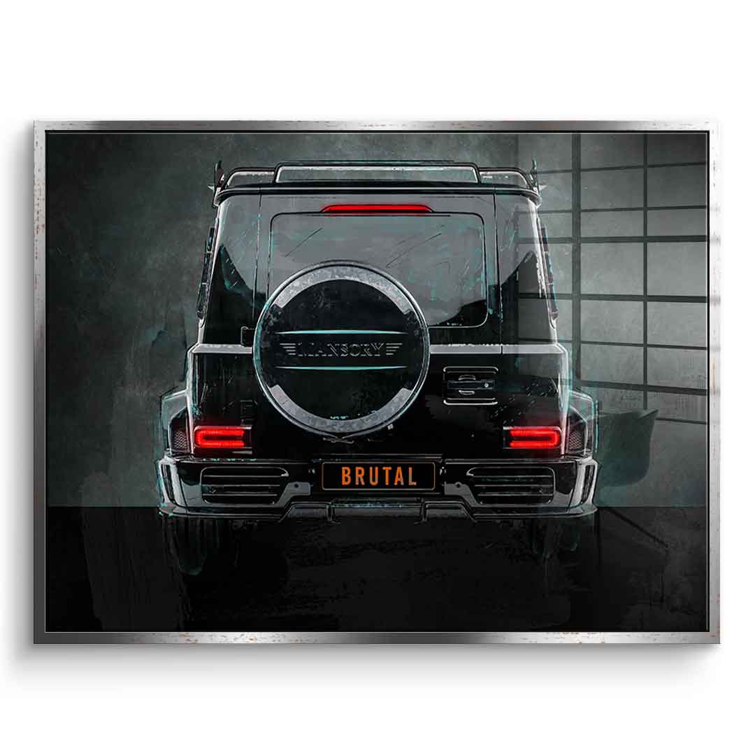 G-Wagon Backside - Acrylglas