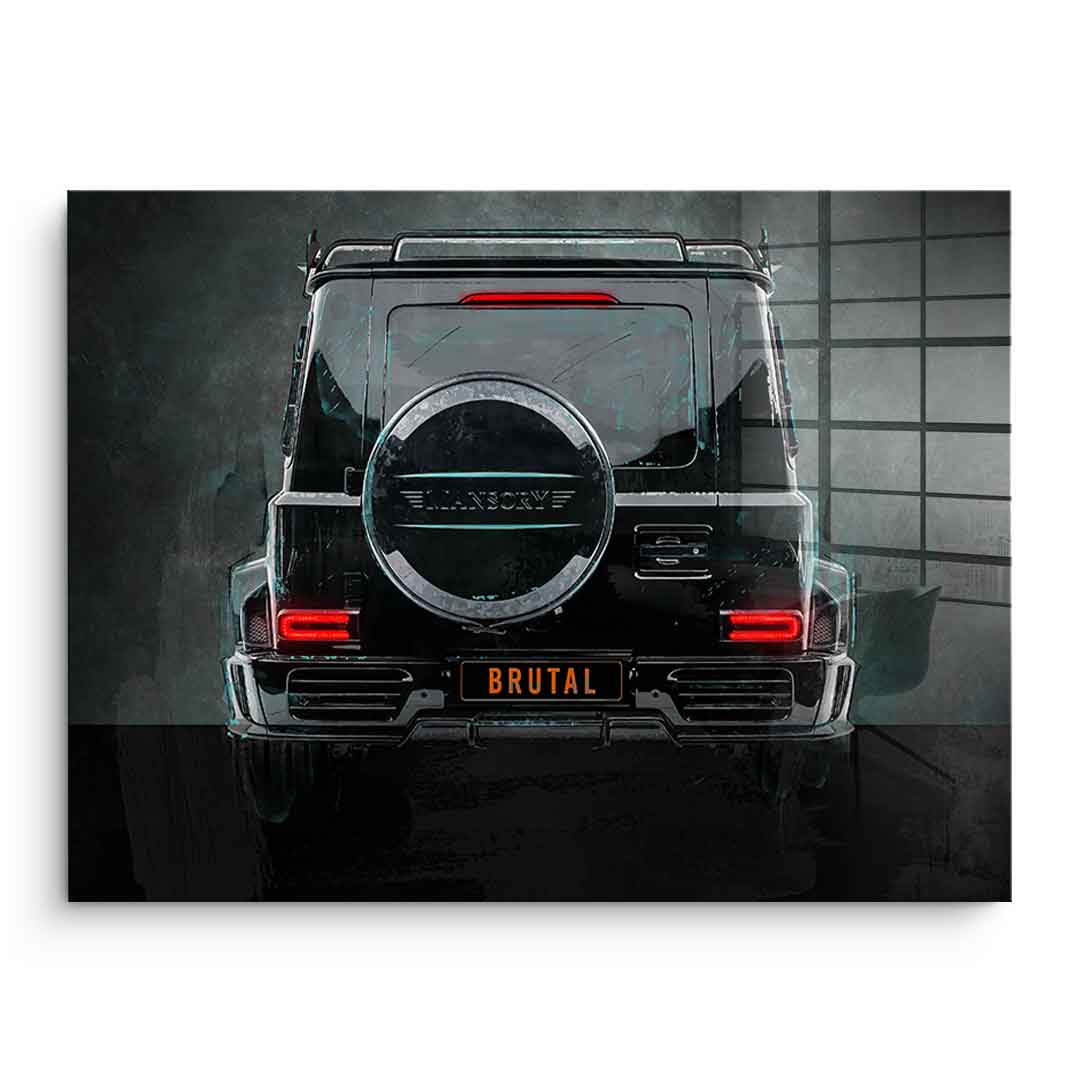 G-Wagon Backside - Acrylglas