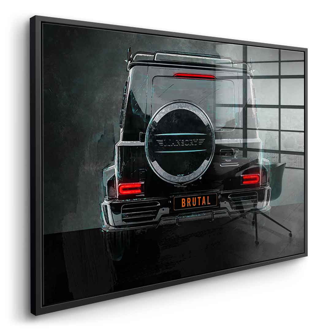 G-Wagon Backside - Acrylglas