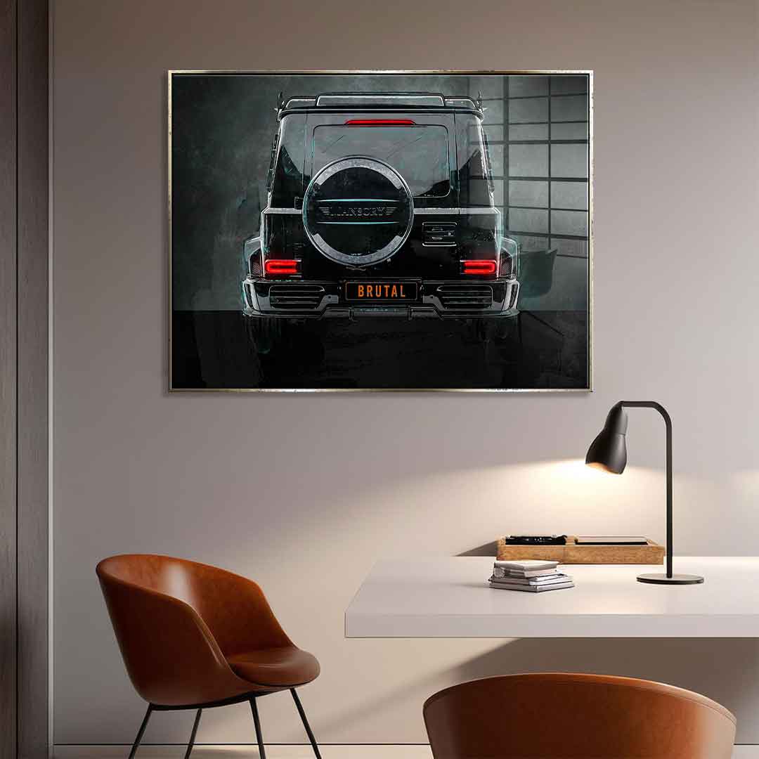 G-Wagon Backside - Acrylglas