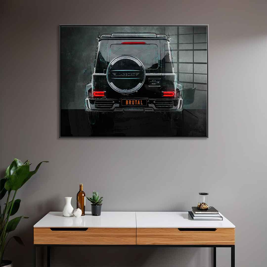 G-Wagon Backside - Acrylglas