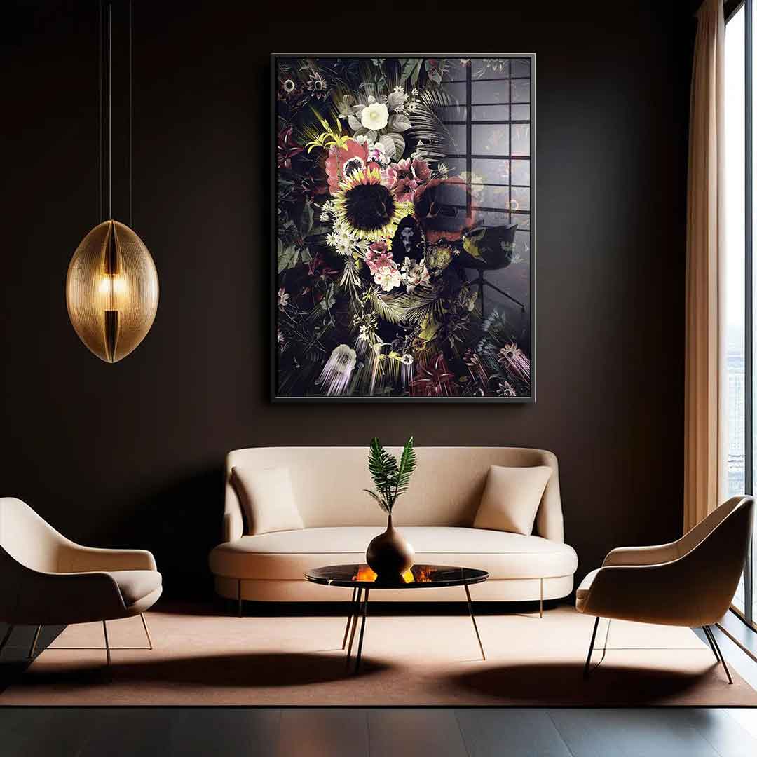 Garden Skull - Akryl