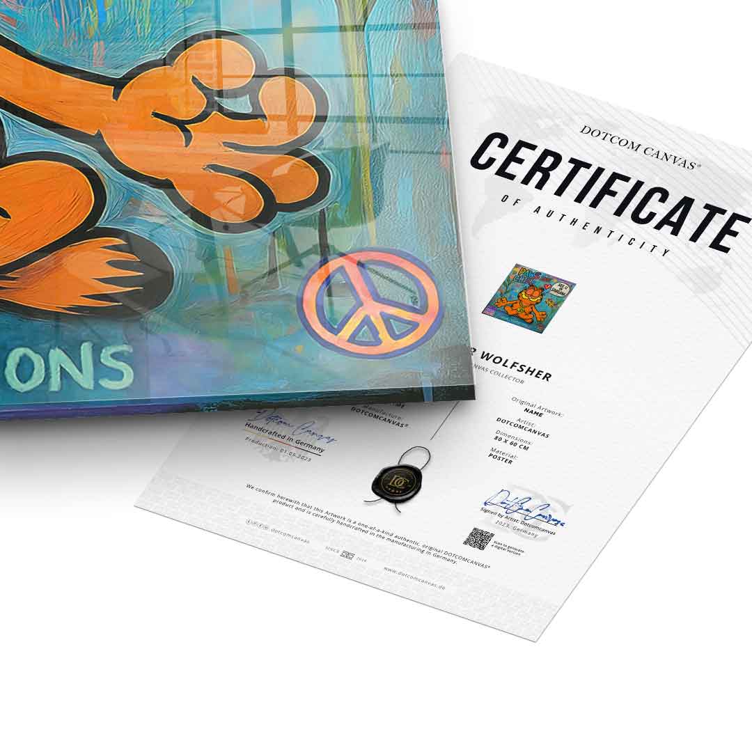 Garfield Vibrations - Acrylic Glass