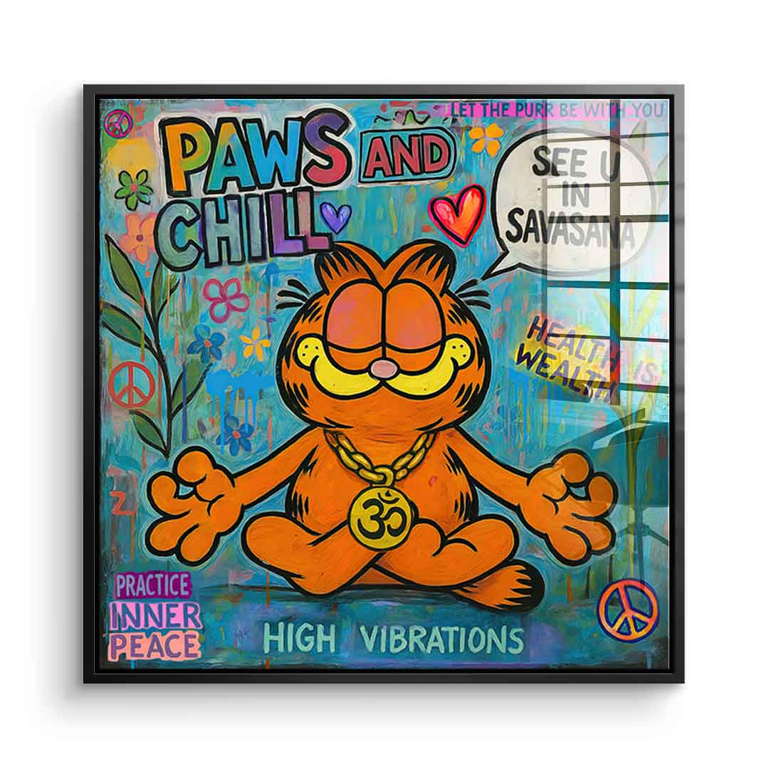 Garfield Vibrations - Acrylic Glass