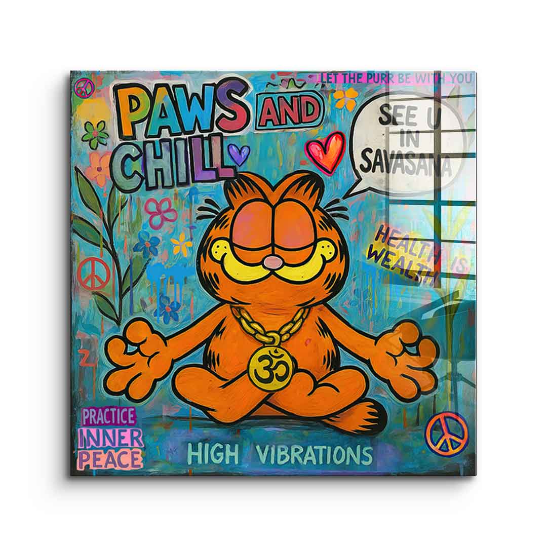 Garfield Vibrations - Acrylic Glass