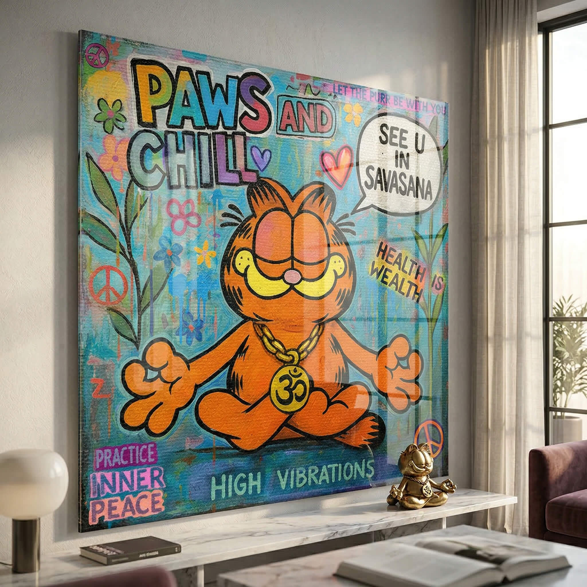 Garfield Vibrations - Acrylic Glass