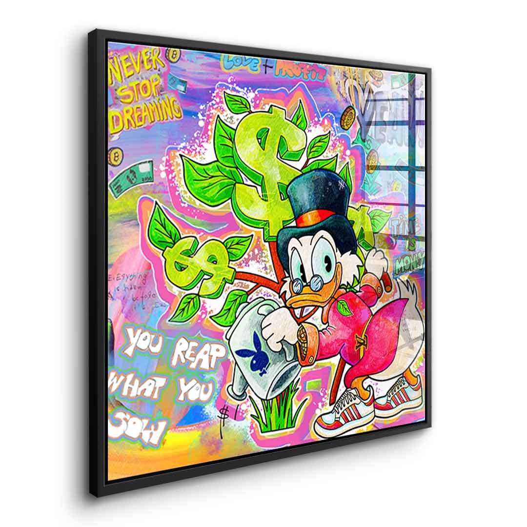 Geldbaum - Acrylglas