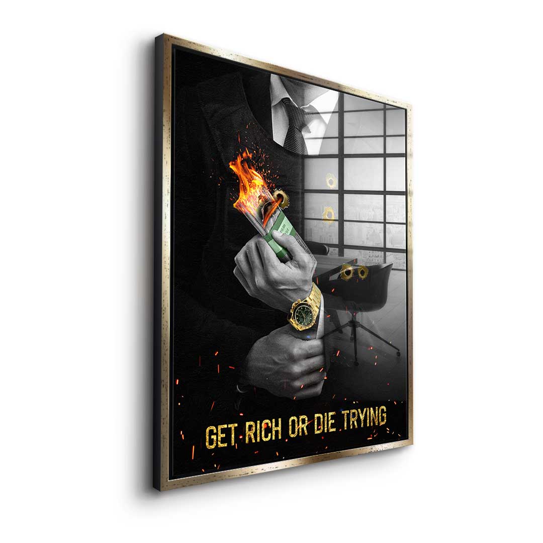 Get Rich - Acrylglas
